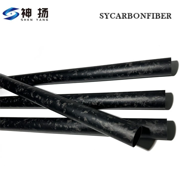 Forged Pattern Carbon Fiber Tube high quality