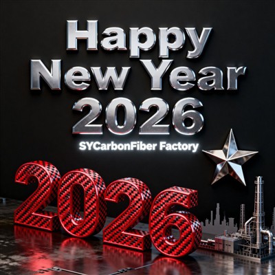 Fabryka SYCarbonFiber składa życzenia noworoczne na rok 2026